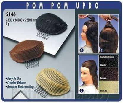 Изображение Валик для причесок, "UPDO", с гребешком