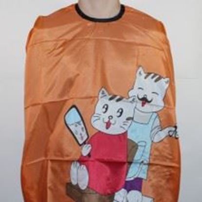 Picture of Пеньюар ("ДЕТСКИЙ", оранжевый, с котиками)