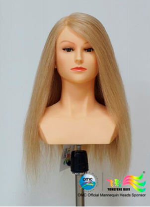 Изображение Голова "OMC" (100% natural, "WOMAN BLONDE", женская, 50см.)
