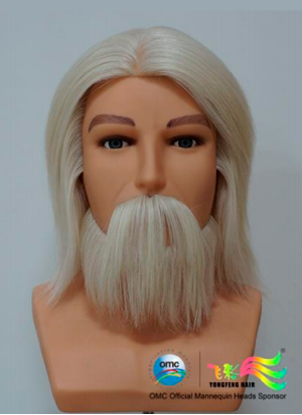 Изображение Голова "OMC" (100% natural, "MAN WHITE", мужская, 18см.)