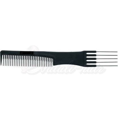 Изображение Расческа "PROFI line" (CO-6502, с металлической вилкой)