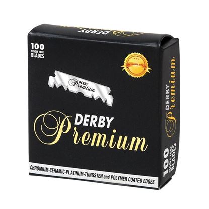 Изображение "DERBY PREMIUM" (лезвия, половинки, 100шт.)