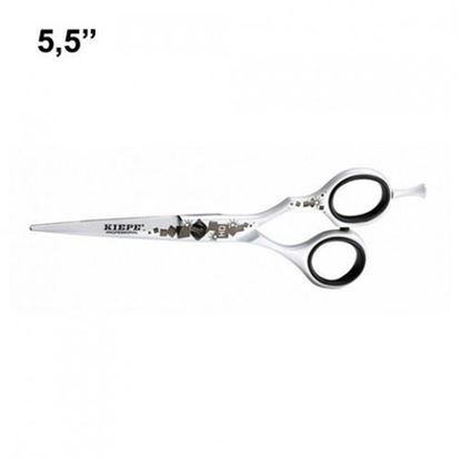 Изображение Ножницы парикмахерские "KIEPE professional" ("HD white", №5.50", прямые)